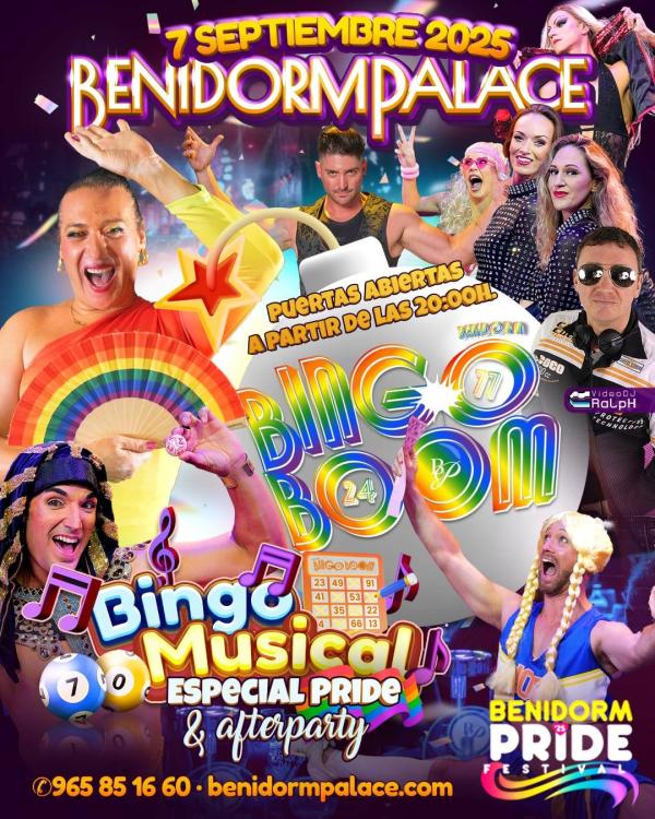 Benidorm Palace se suma al 15º aniversario del Benidorm Pride con dos fiestas para una noche legendaria
