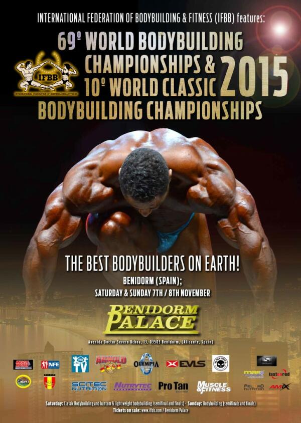 World Bodybuilding Championships 2015: Benidorm Palace se prepara para recibir a los mejores culturistas del planeta