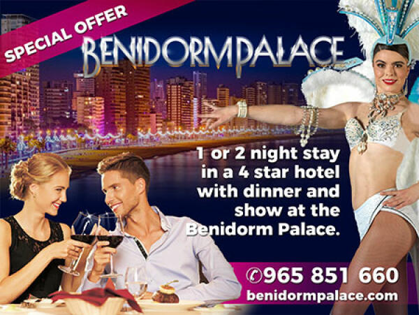 Benidorm Palace Presents: Show and Stay, with more time to enjoy the Best of Benidorm at a fantastic price