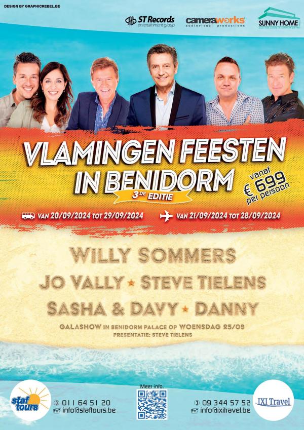 Vlamingen feesten in Benidorm 2024