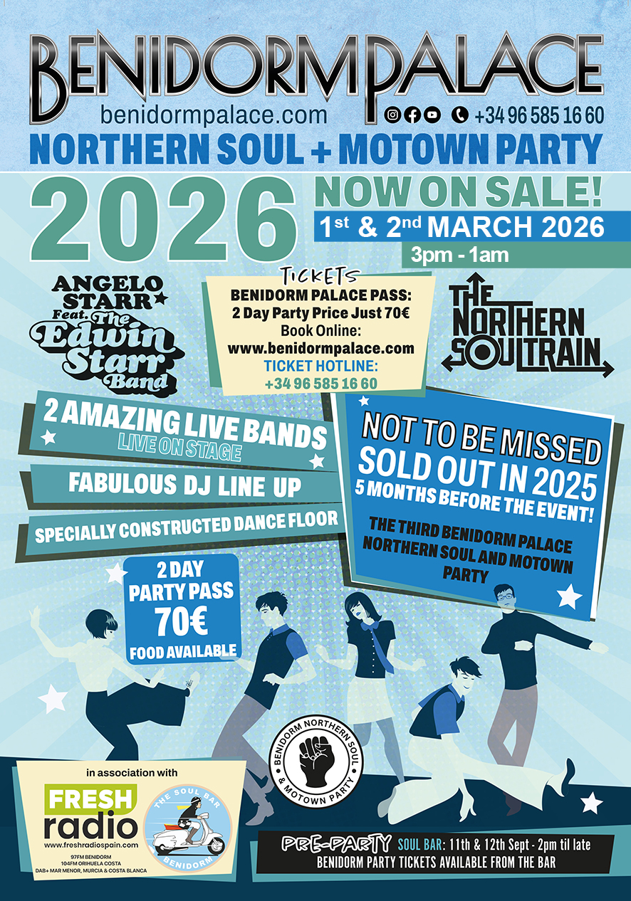 Northern Soul + Motown Party March 2026